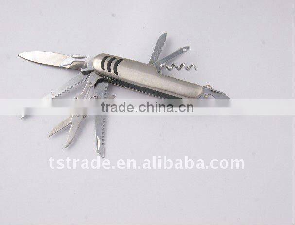 2014 New spring design multi knife pocket knife multi function LED knife K5011SG3