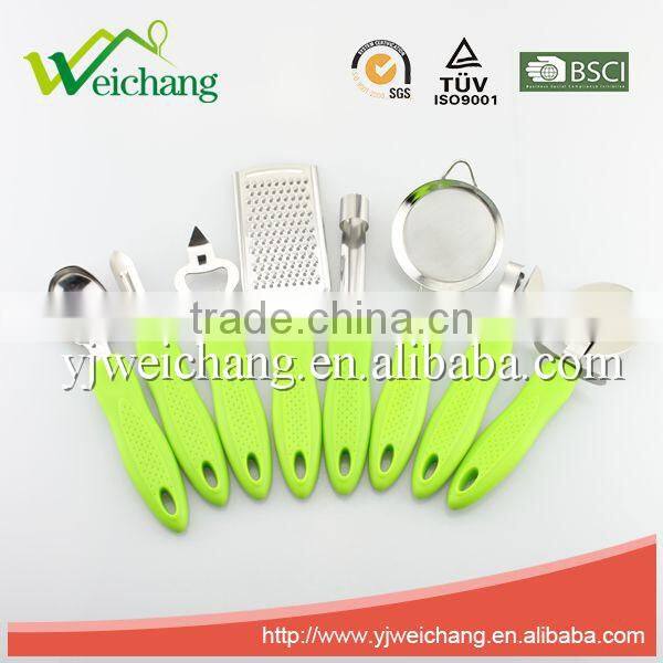 WCJ217 SKIMMER STAINLESS STEEL WITH PP HANDLE ,HOT SALE ,HIGH QUALITY