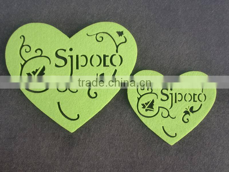 Colored diy fabric mat craft, fabric carft dinning table mat