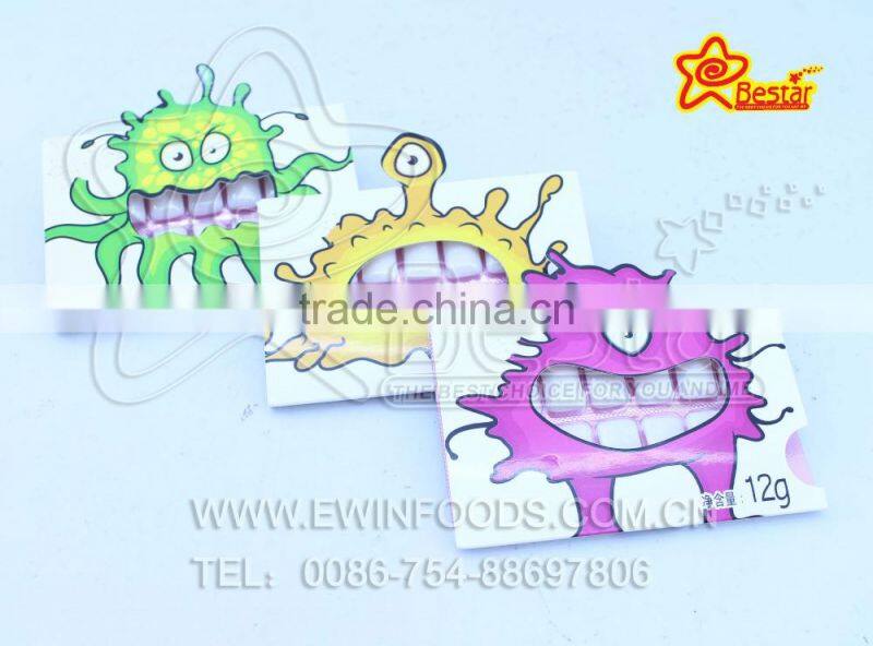 Big Mouth Teeth Packing Bubble Gum