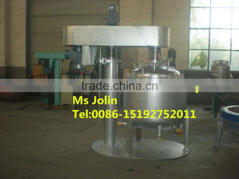 Mechanical Lifting/Hydraulic Lifting Vacuum High Speed Dispersing Tank