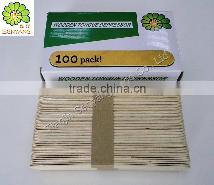 Scraper cervical make up medical spatulas wood