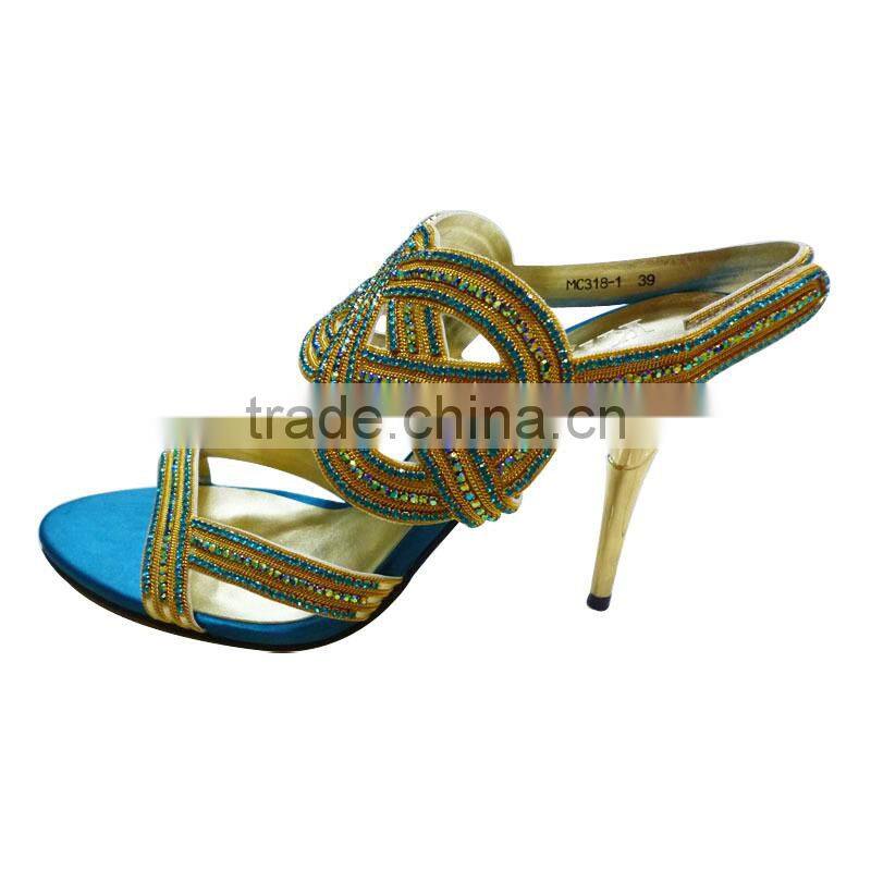 Ladies Pretty Party Dress Shoe for High Heel with Buying Agent