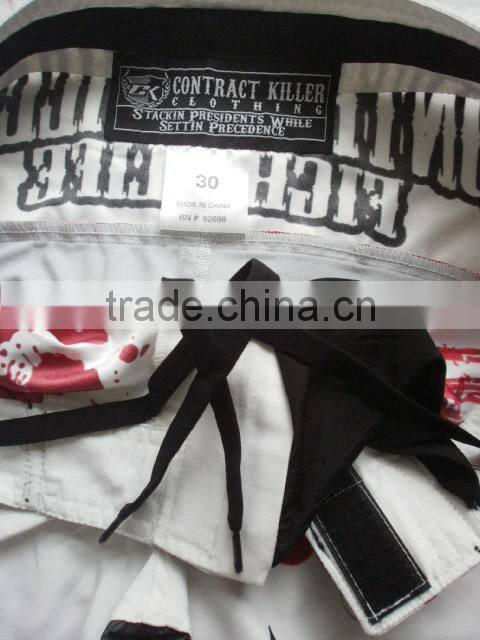 Dery high quality blank mma shorts wholesale made In China 2015