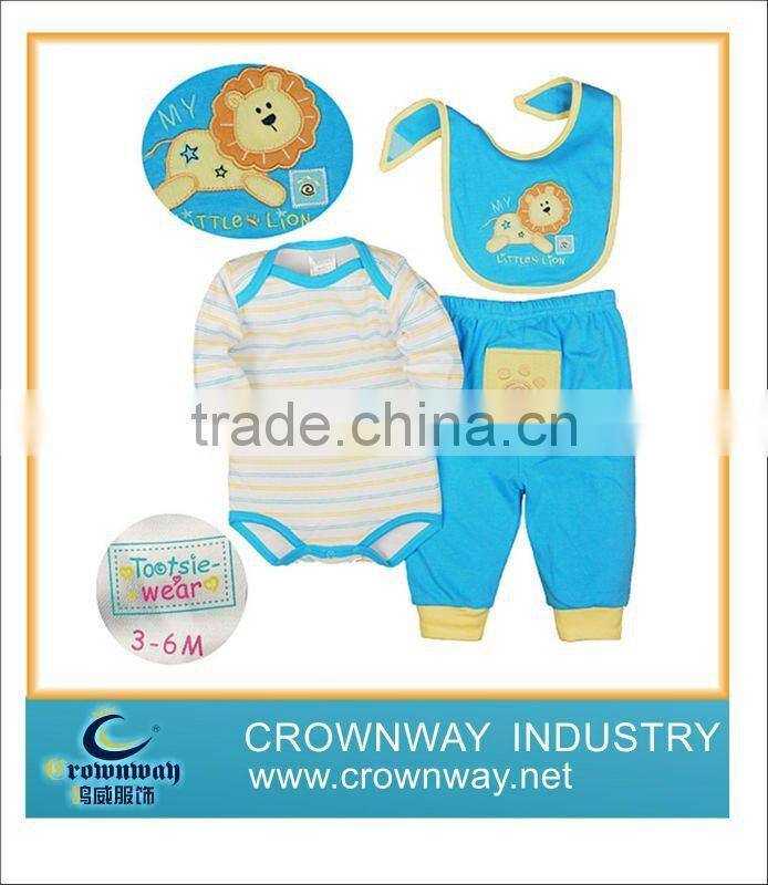 organic knitting baby suit