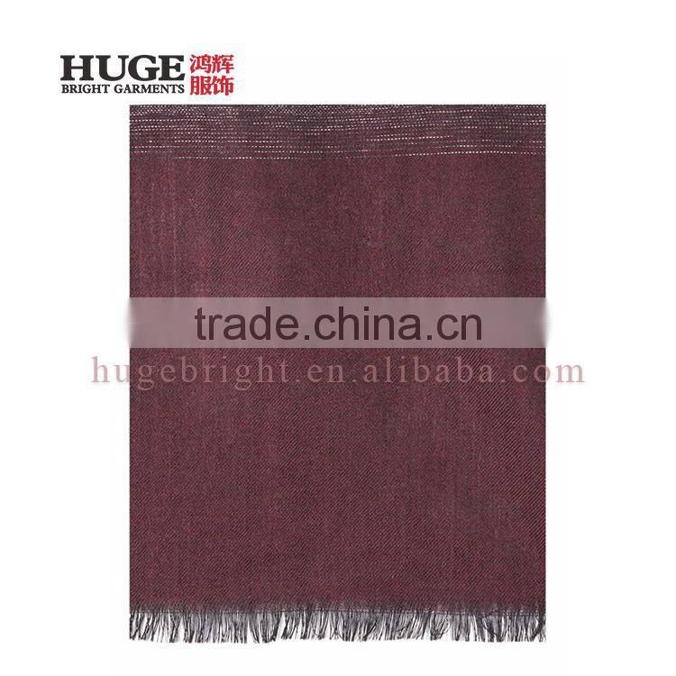 Fancy Color Hot Selling 100% Wool Knit Men Scarf
