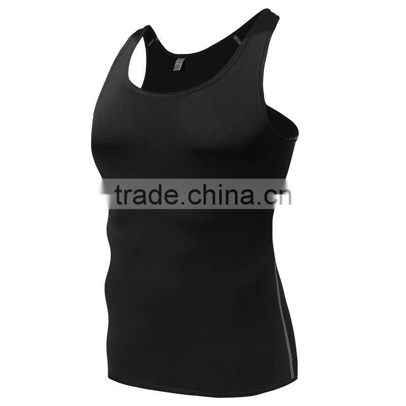 Trendy design quick dry gym fitness mens sports tank tops