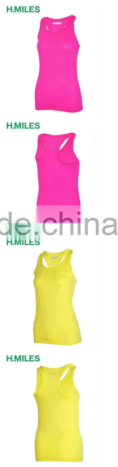 Athletic high quality quick dry fitness undershirt womens vest tank top