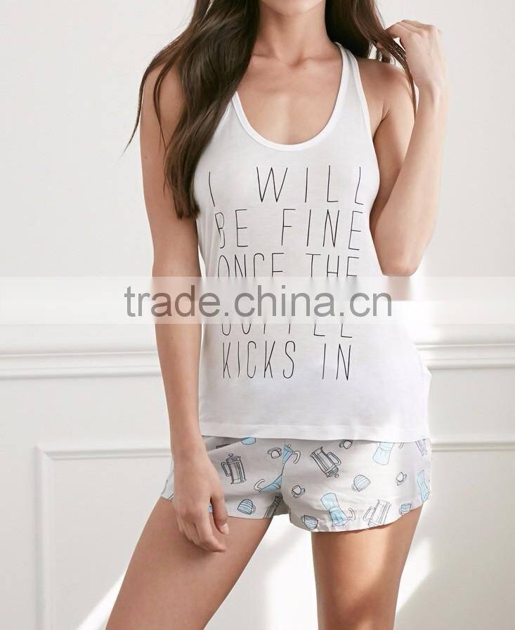 2016 fashion cheap cute homewear women sleepwear