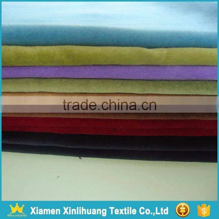 Wholesale High Quality 100% Cotton Flocked Velvet Fabric