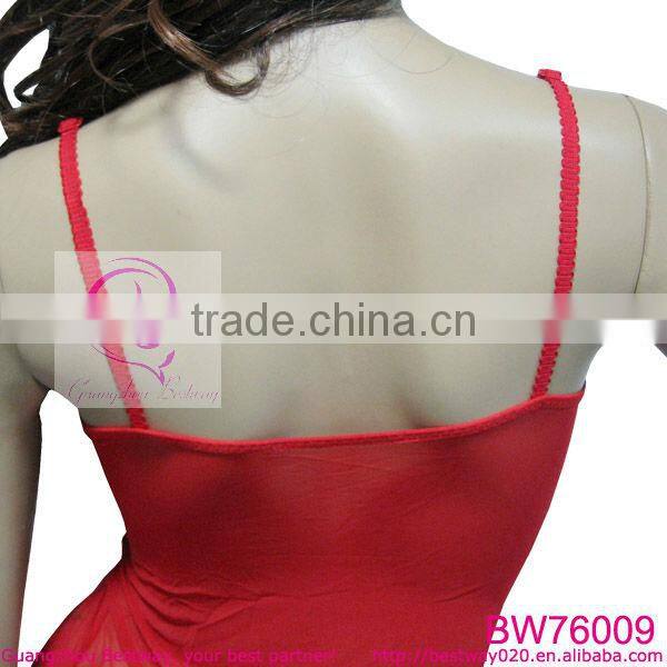 Sexy stock lingerie at front open with satin lingerie