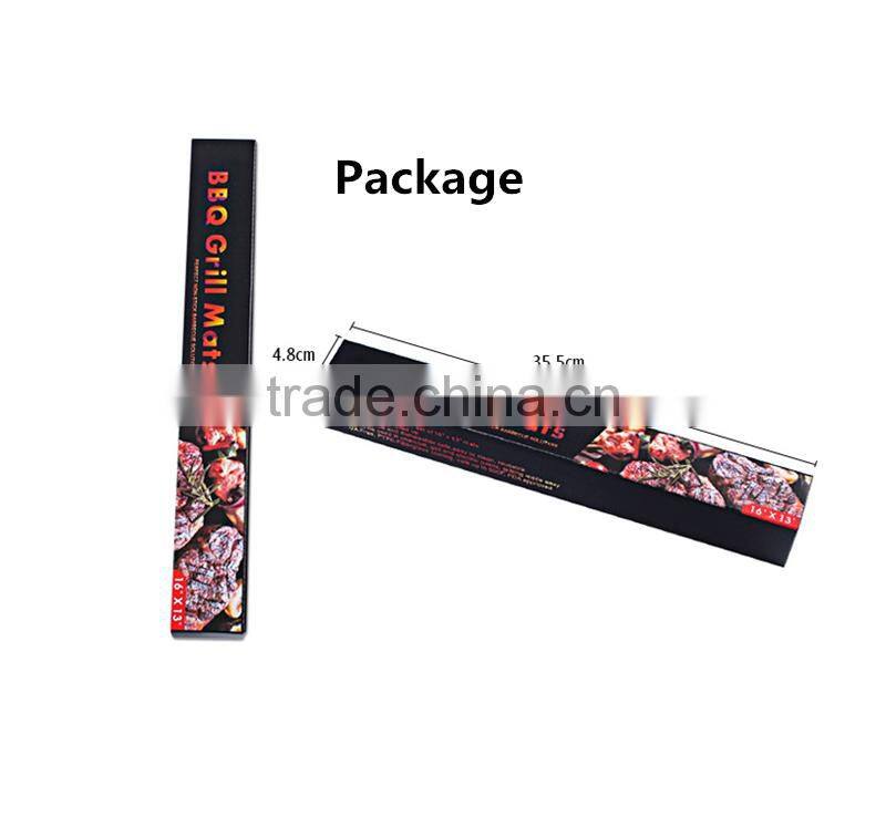 Reusable PTFE Coated Non-stick Silicone BBQ Baking Grill Sheet Mat