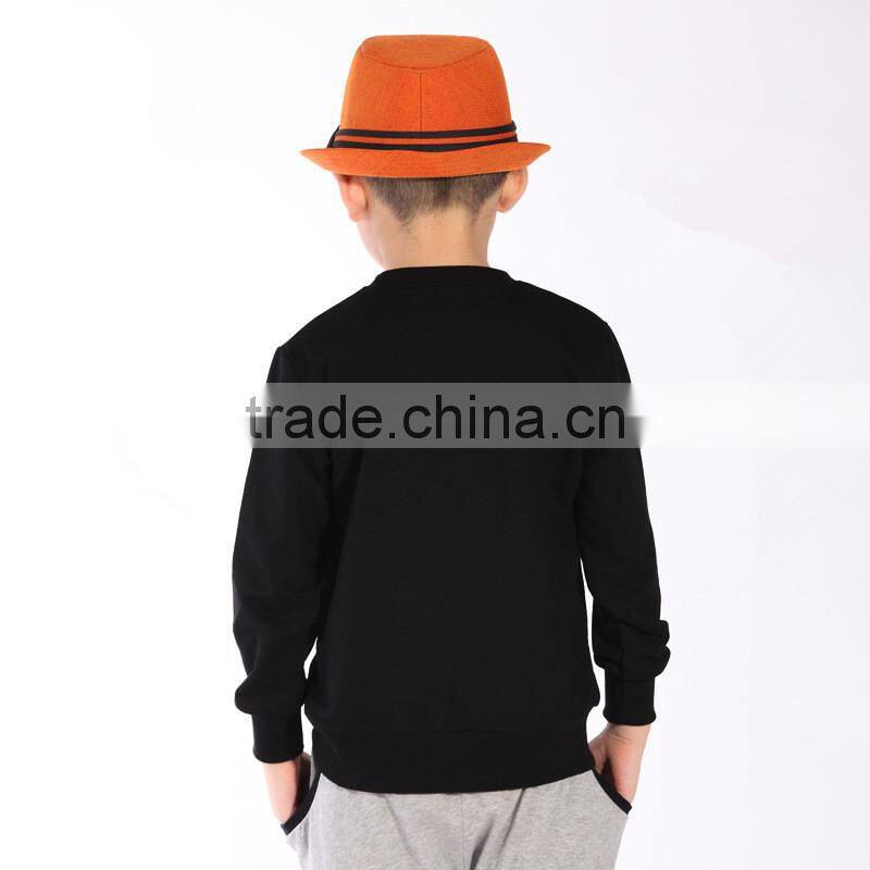 100% Cotton New Kids Blank Pullover Hoody Children Plain Hoodies Hooded Sweatshirt Custom Hoody Manufacturer