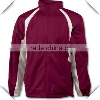 Best quality 100% Polyester performance brushed Hook Jacket with logo Embroidery and Screen Printing