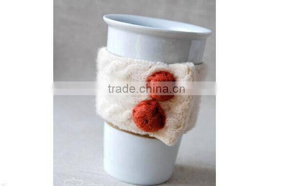 2015 Hand Knit Sock Coffee Cup Cozy