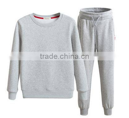 customized cheap good quality CVC 60/40 fleece wholesale plain blank winter jogging sport unisex for men