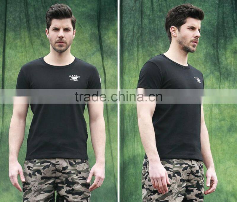 2016 New Model Custom Plain Army Combat t Shirt Military Clothing for Men
