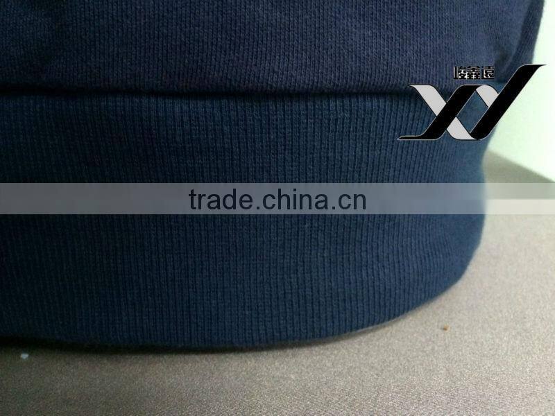 royal blue fashion new design long sleeve men hoodie sweatshirt without hood silk screen printing