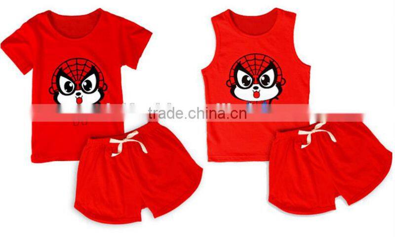 Customize Design Kids Summer Clothes Short Sleeve Children T-shirt With Cartoon Printing