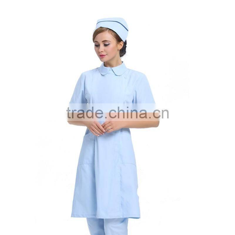 2016 High Quality Hospital Scrub Nurse Uniforms New Style Nurse Uniform
