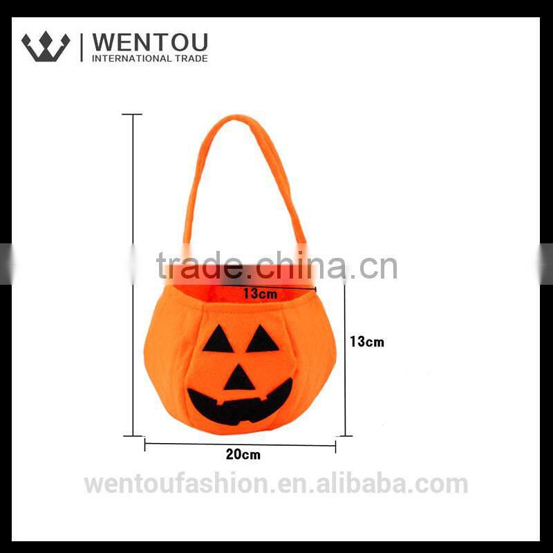 Wholesale Trick or treat candy Halloween Pumpkin bag