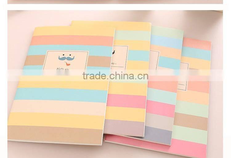 A4 card paper cover planner cheap student notebook customizable stitching organizer