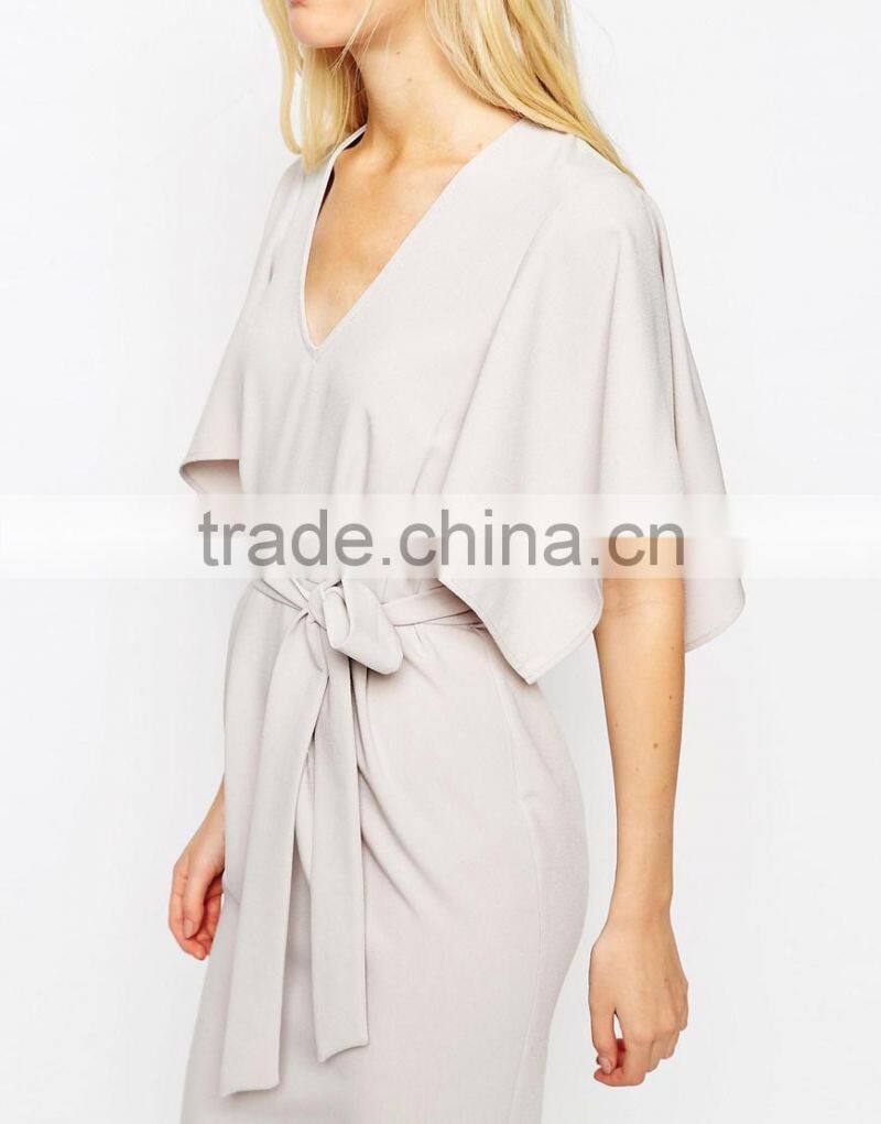 2015 Kimono Sleeve Plus Size Women Clothing Dresses for Women