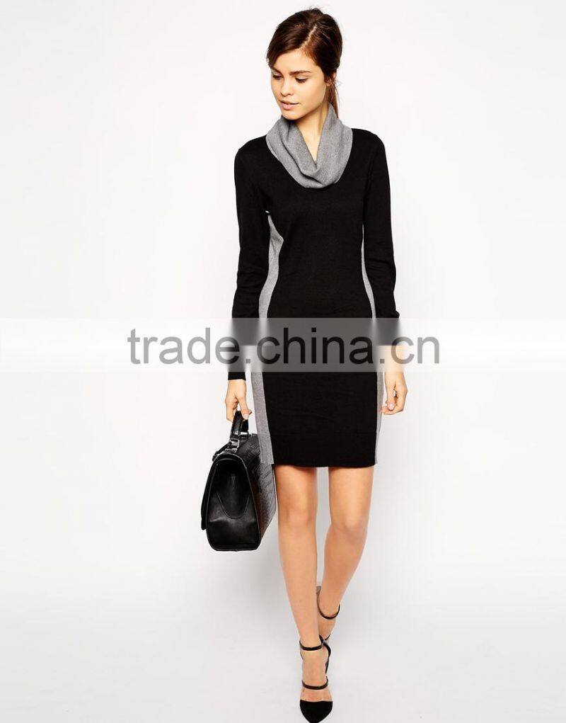 Oasis Colour Block Sweater Dress