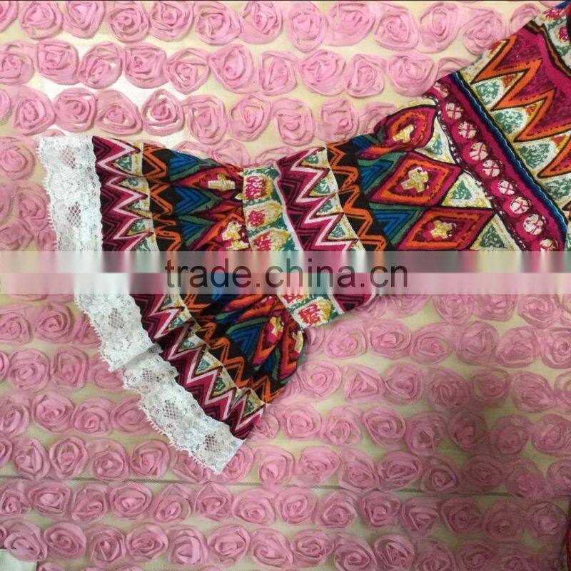 2015 baby new style long sleeve linen dresses same clothes for mother and daughter YW-201