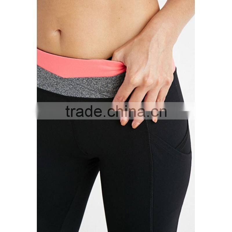 new design sexy sportwear/gym wear leggings pants/trousers for girls fitness apparel