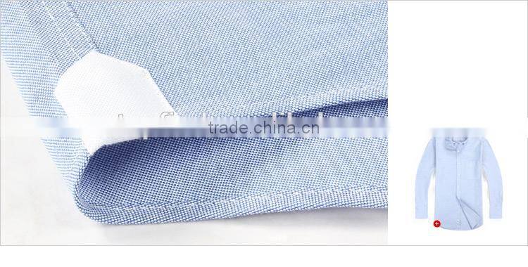 Classic 100% cotton oxford long sleeve with button down collar workwear shirt for men