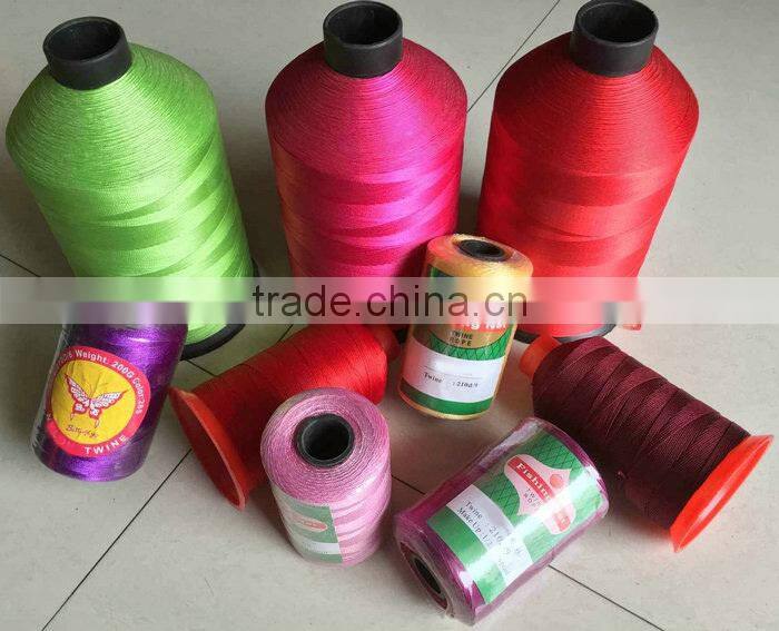 Custom High Color Fastness Good Elasticity Sewing Thread Polyester