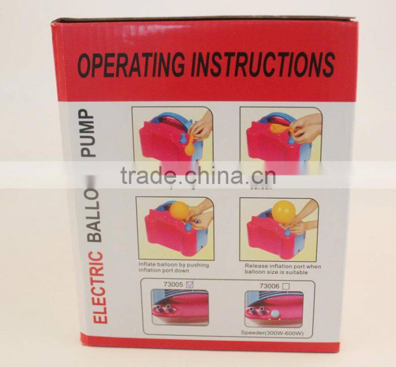 Electric Bicycle Balloon Air Pump With High Powered Balloon Inflator FF-501