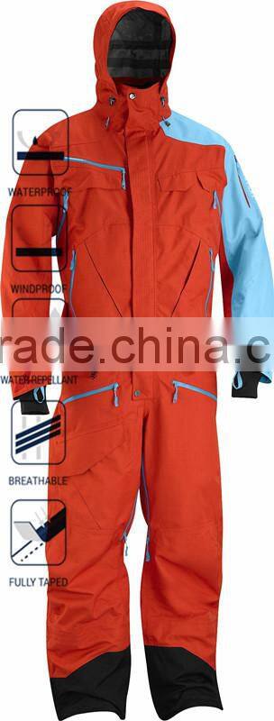 Waterproof Windbreaker Snow One Piece Ski Wear for men