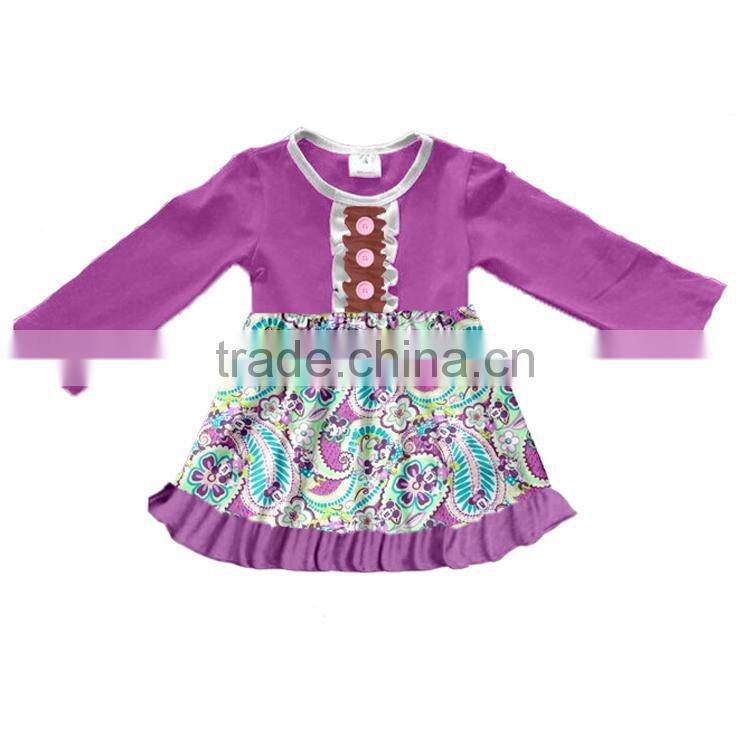 New Cotton Infant Long-sleeved Party Dress Tulle Fancy Dress Baby Girl Winter Dresses