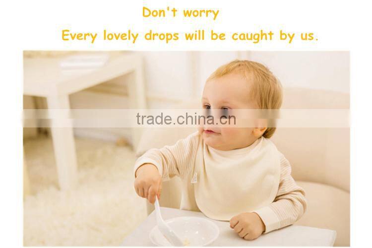 disposable eco-frindly cute baby bandana cotton drool bibs