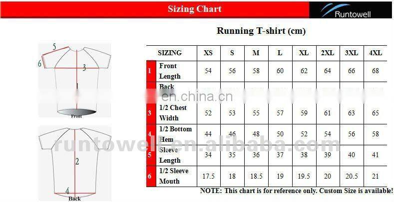 running t shirt, running top, running clothing / running clothes