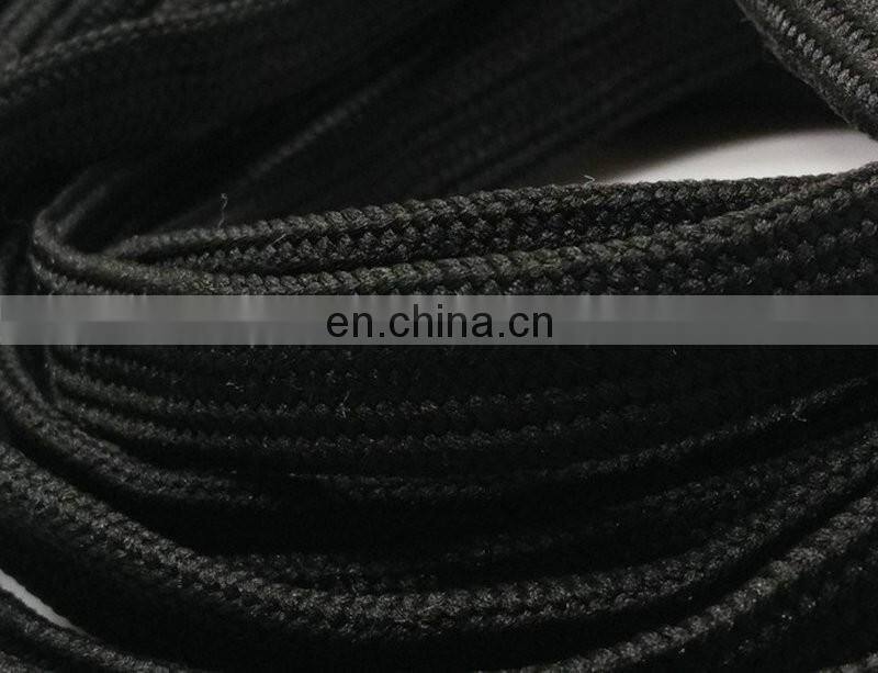 braid cord with silicone end for garment