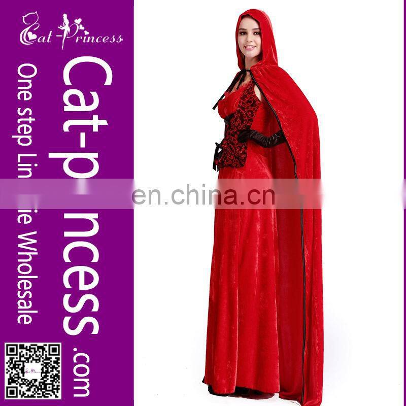 2015 Best selling fashion long santa claus costume