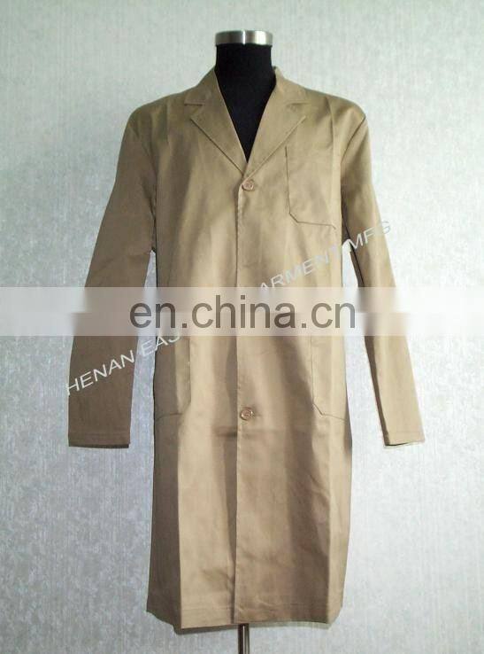 100%Polyster doctor uniform coat