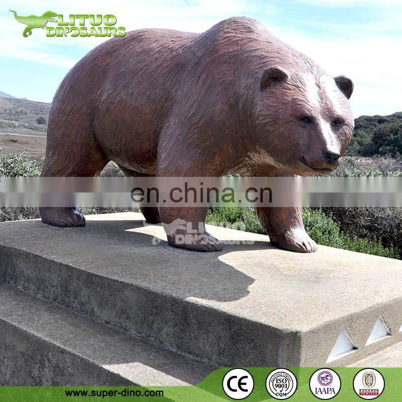 Realistic Life-size Fiberglass Bear for Sale