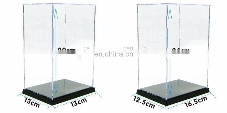 Dismountable acrylic model display box with saving freight