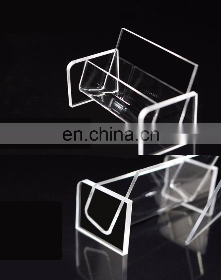 Factory Custom Top-grade Wholesale Desktop Acrylic Business Cards Display Sign holder