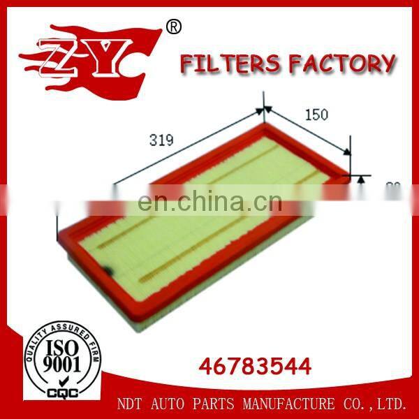 Factory Fiat/F ord/Lancia/Proton Auto parts Air filter 51806865/51775340/50515279/46783544