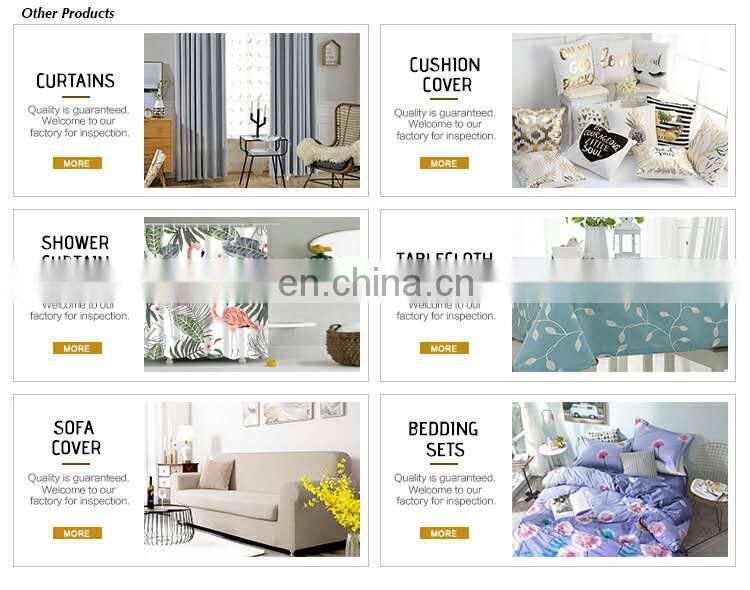 Customized African Print Digital Printing Waterproof Shower Curtain