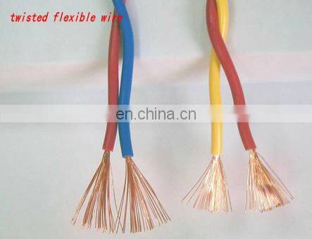 PVC coated copper conductor flexible earth wire 6mm2 single strand wire
