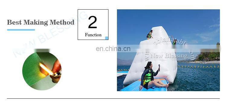 2018 high quality 0.9mm pvc tar inflatable fun aqua park equipment inflatable floating water park in Subic NB002-2