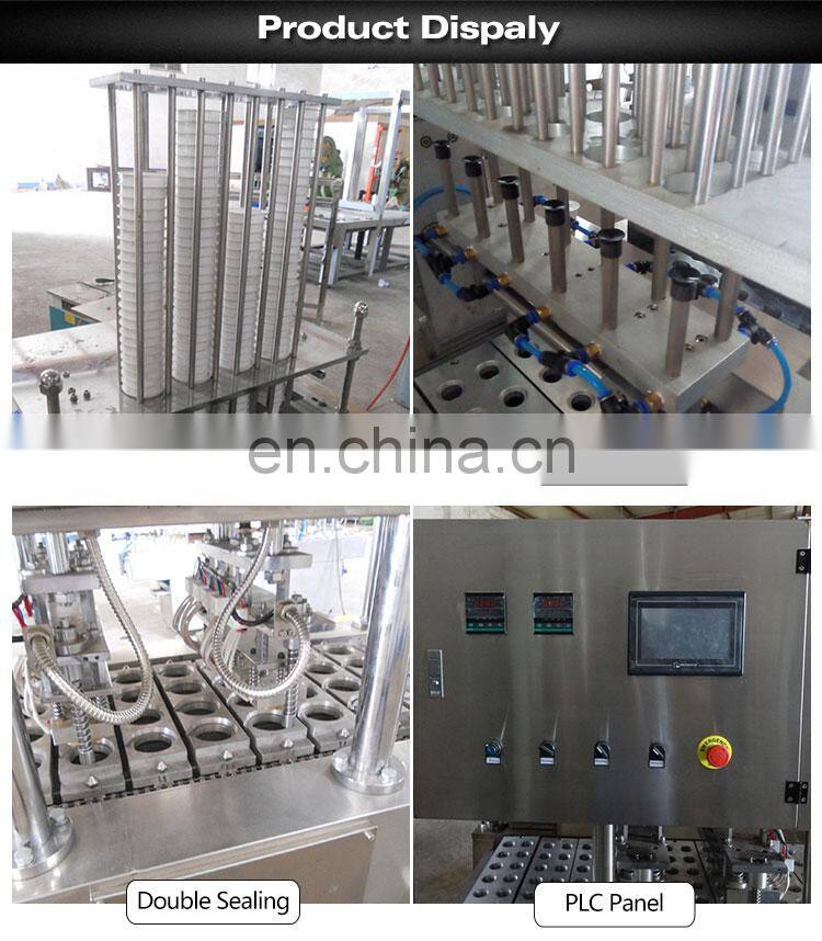 China Manufacturer Plastic Container Bubble Tea Cup Sealing Machine