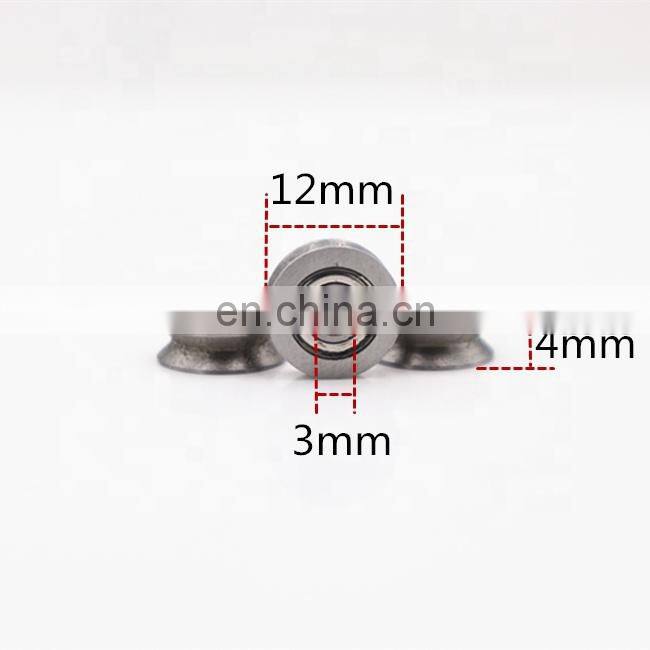 RTS V623 V groove 3*12*4mm V623zz deep groove ball bearing for linear slide