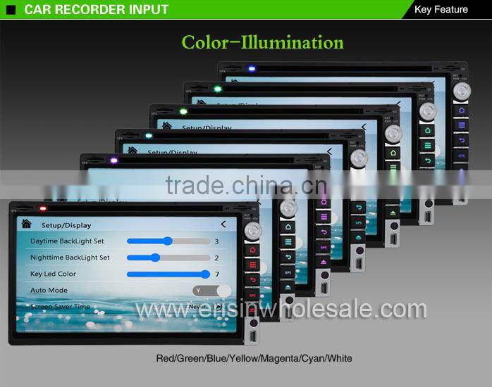 Erisin ES6005M 6.95" Touch Screen 2 Din Car DVD GPS Player